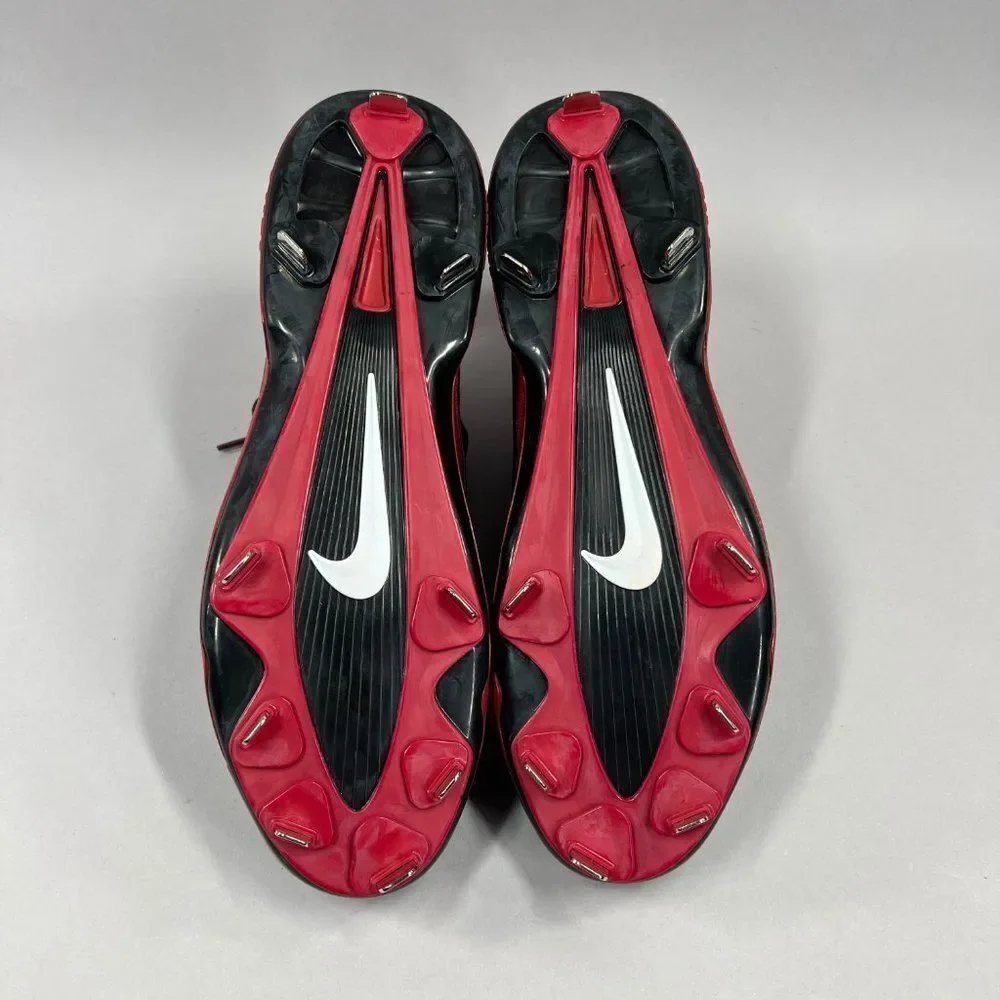 Nike Air Huarache Pro Baseball Cleats Men's 13.5 Red‎ Low Metal Athletic Shoes